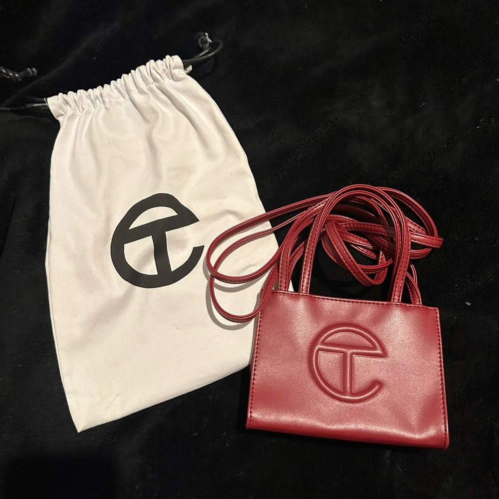 Telfar Women's Oxblood Red Small Shopping Bag